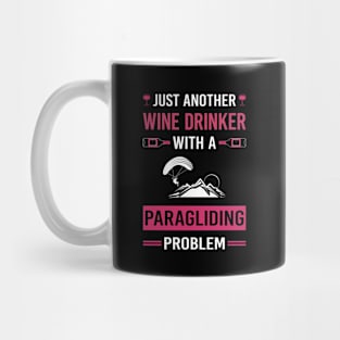 Wine Drinker Paragliding Paraglide Paraglider Mug